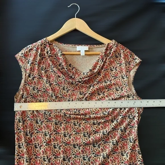 Women’s Charter Club Sleeveless Blouse Top Floral XL - Picture 9 of 12